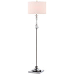 Safavieh Canterbury 60 Inch H Floor Lamp, LIT4182 - Clear/Chrome
