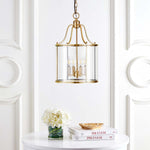 Safavieh Sutton Place 4 Light Brass 13.4 Inch Dia Pendant, LIT4220 - Brass