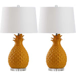 Safavieh Kelly 25.5 Inch H Table Lamp, LIT4258 - Yellow (Set of 2)