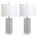 Safavieh Rafferty 29 Inch H Table Lamp, LIT4291 - Black/Cream (Set of 2)