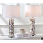 Safavieh Boise 27.5 Inch H Table Lamp, LIT4292 - Cream (Set of 2)