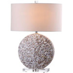 Safavieh Lindsey 26.5 Inch H Table Lamp , LIT4295 - Pearl Taupe