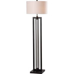 Safavieh Tanya 59 Inch H Tower Floor Lamp , LIT4299 - Brown