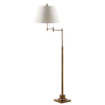 Safavieh Ingram 68.5  Inch H Adjustable Swivel Floor Lamp , LIT4301 - Brass