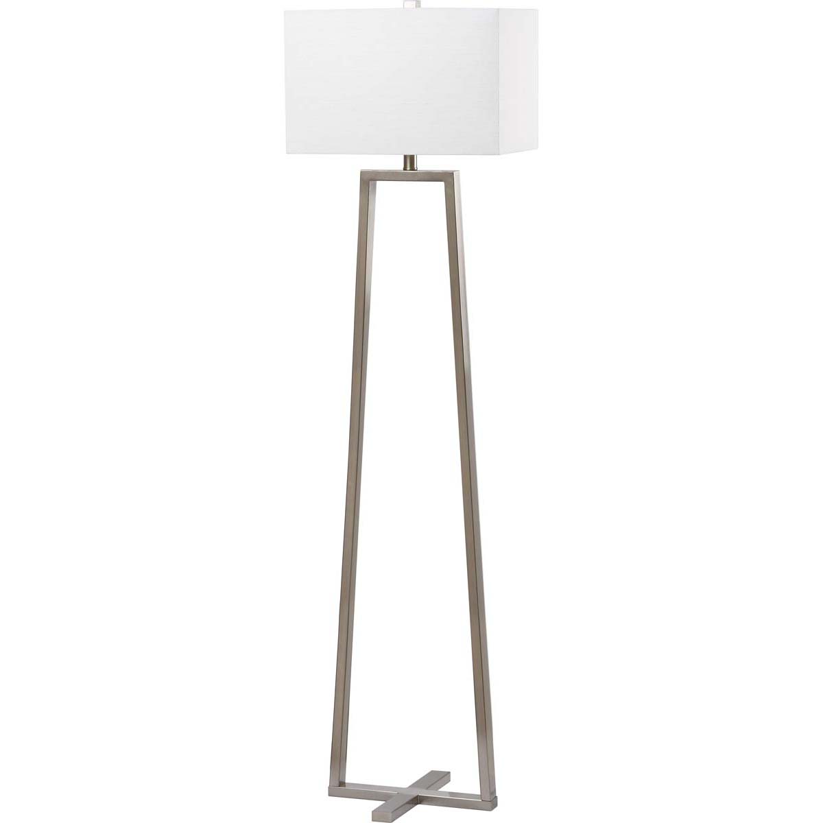 Safavieh Lyell 60 Inch H Floor Lamp , LIT4303 - Pewter