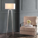 Safavieh Lyell 60 Inch H Floor Lamp , LIT4303 - Pewter