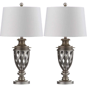 Safavieh Byron 28.5 Inch H Urn Table Lamp(Set of 2), LIT4322