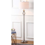Safavieh Sophia 59.75 Inch H Floor Lamp, LIT4329 - Nickel