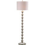 Safavieh Reflections 58.5 Inch H Stacked Ball Floor Lamp, LIT4330 - Nickel