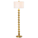 Safavieh Reflections 58.5 Inch H Stacked Ball Floor Lamp, LIT4330 - Brass
