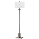 Safavieh Livia 60 Inch H Floor Lamp, LIT4335 - Nickel