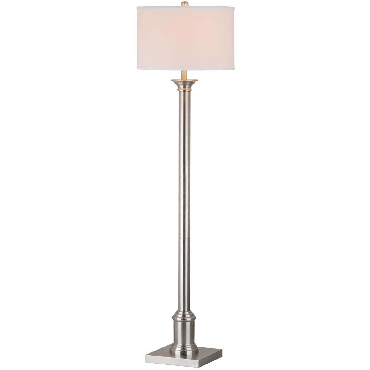 Safavieh Livia 60 Inch H Floor Lamp, LIT4335 - Nickel