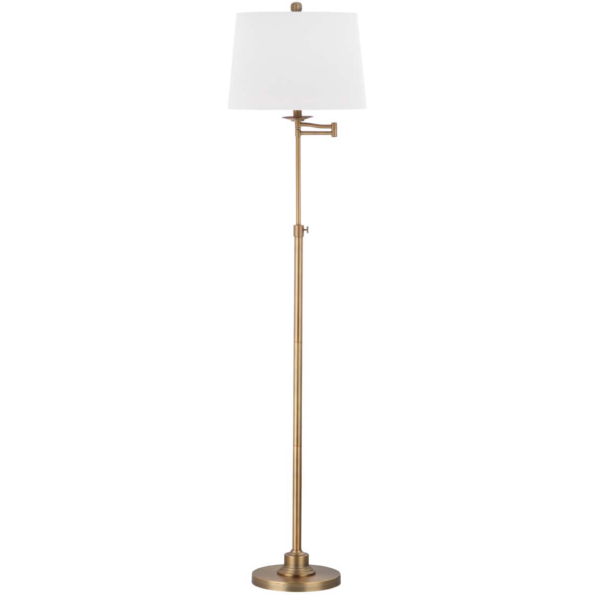 Safavieh Nadia 64.25 Inch H Adjustable Floor Lamp, LIT4337 - Gold
