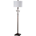 Safavieh Birdsong 61 Inch H Floor Lamp, LIT4338 - Oil Rubbed Bronze (Black)