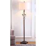 Safavieh Birdsong 61 Inch H Floor Lamp, LIT4338 - Oil Rubbed Bronze (Black)
