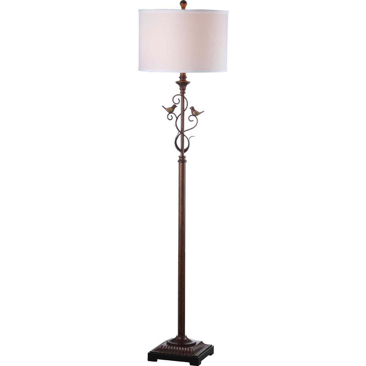 Safavieh Birdsong 61 Inch H Floor Lamp, LIT4338 - Oil Rubbed Bronze (Black)