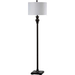 Safavieh Alphie 61 Inch H Floor Lamp, LIT4344 - Ebony