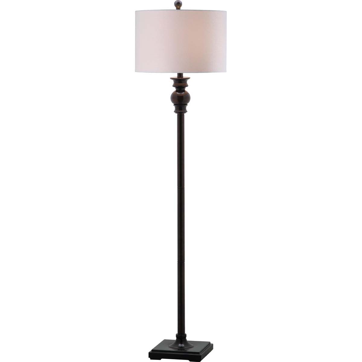 Safavieh Alphie 61 Inch H Floor Lamp, LIT4344 - Ebony