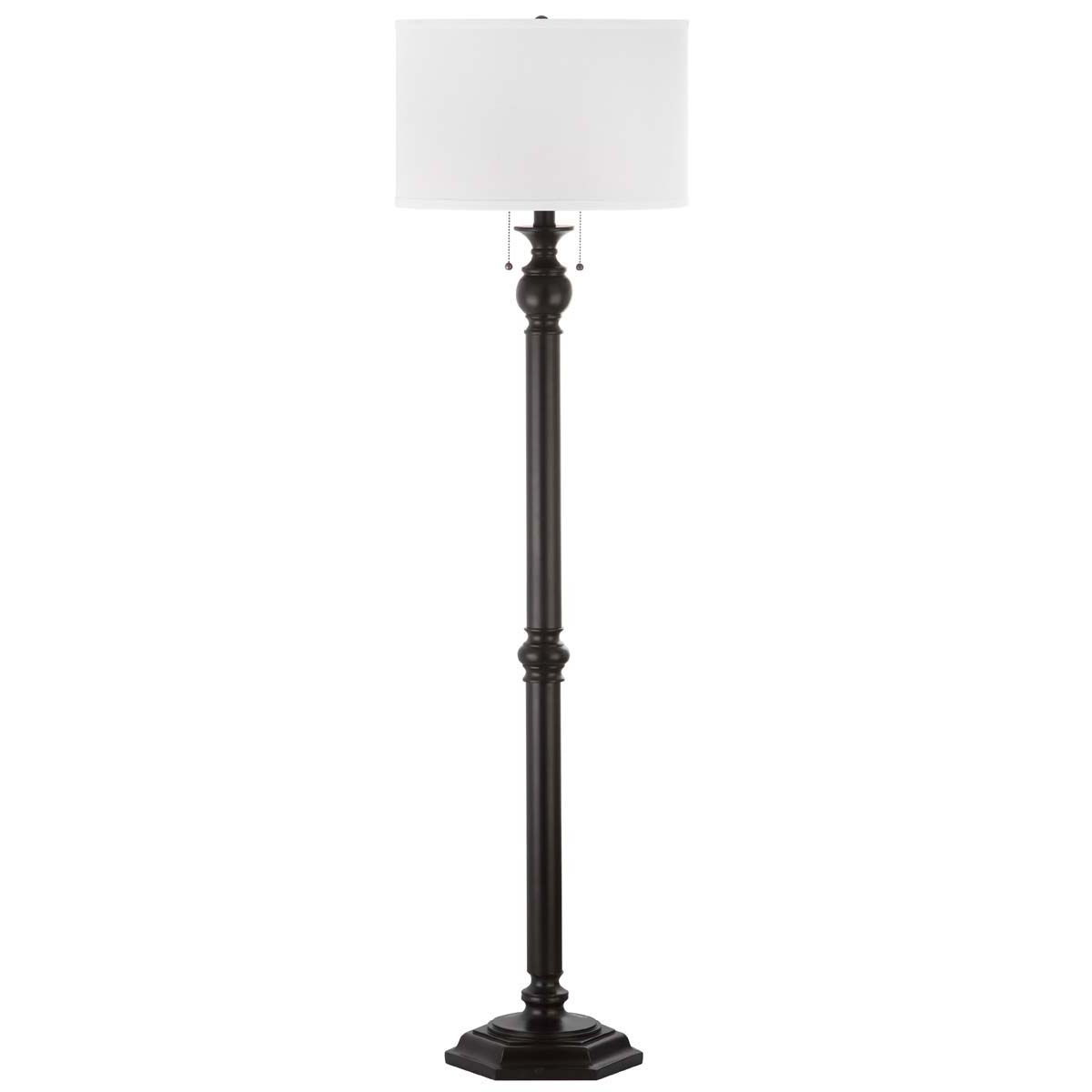 Safavieh Jessie 58.75 Inch H Floor Lamp, LIT4345 - Oil Rubbed Bronze (Black)