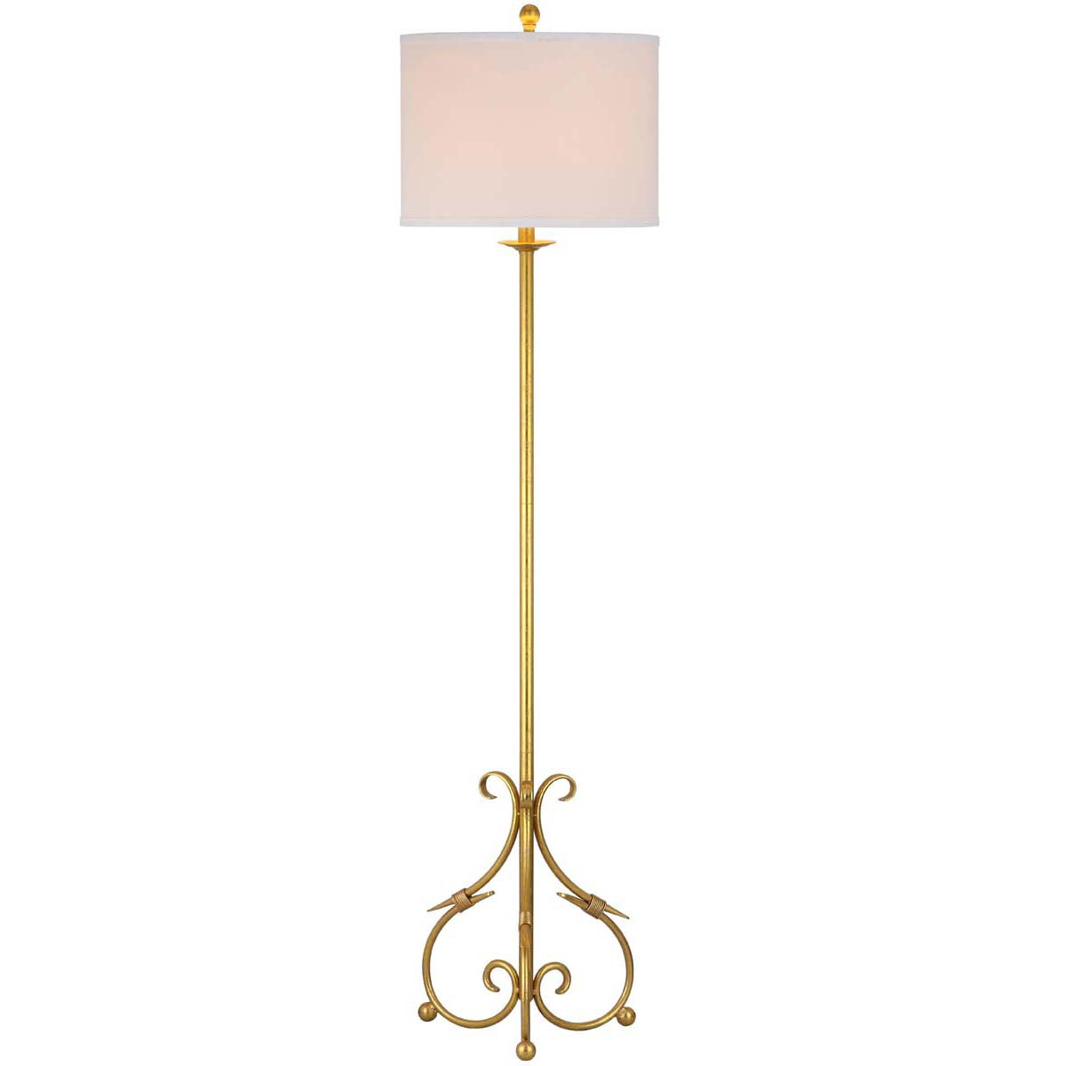 Safavieh Elisa 60 Inch H Baroque Floor Lamp, LIT4346