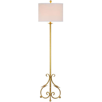Safavieh Elisa 60 Inch H Baroque Floor Lamp, LIT4346