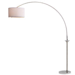 Safavieh Mira 84 Inch H Arc Floor Lamp, LIT4352 - Shine Nickel