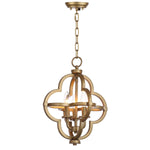 Safavieh Mila 12.25 Inch Dia Adjustable Dark Grey Pendant, LIT4372 - Gold