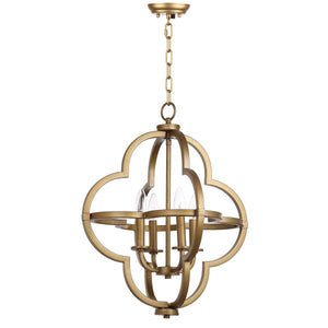 Safavieh Millard 18.5 Inch Dia Adjustable Dark Grey Pendant, LIT4373