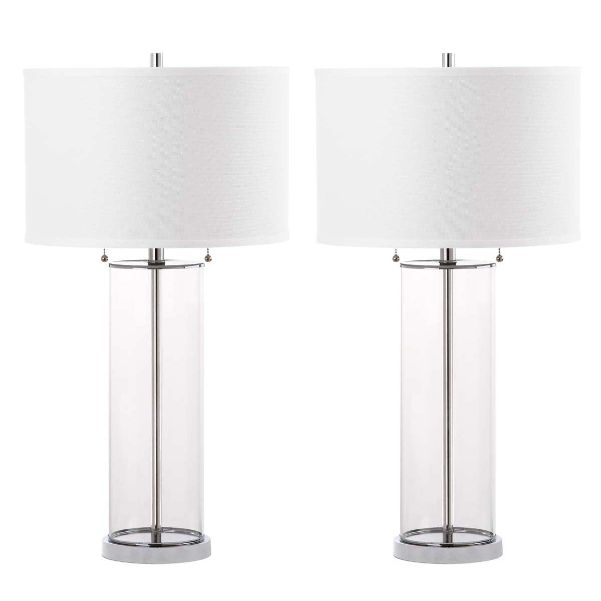 Safavieh Velma 31 Inch H Table Lamp, LIT4395 - Clear (Set of 2)