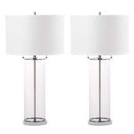 Safavieh Velma 31 Inch H Table Lamp, LIT4395 - Clear (Set of 2)