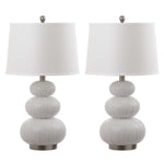 Safavieh Rita 28.5 Inch H Table Lamp, LIT4399 - White (Set of 2)