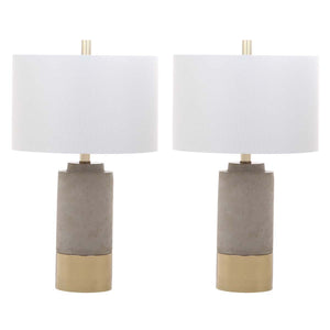 Safavieh Brown Table Lamp(Set of 2), LIT4451