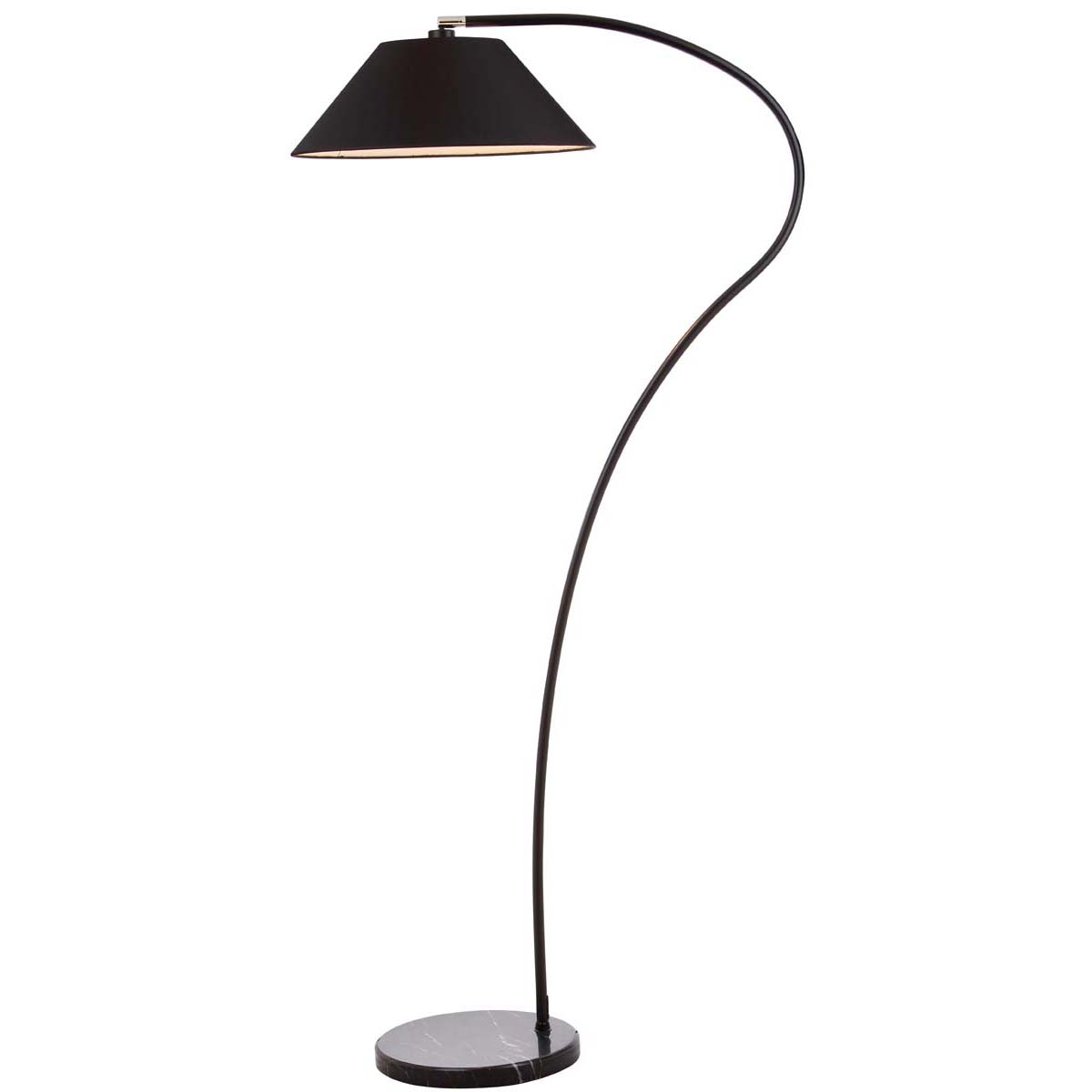 Safavieh Lumi Arc 69 Inch H Floor Lamp, LIT4467 - Black