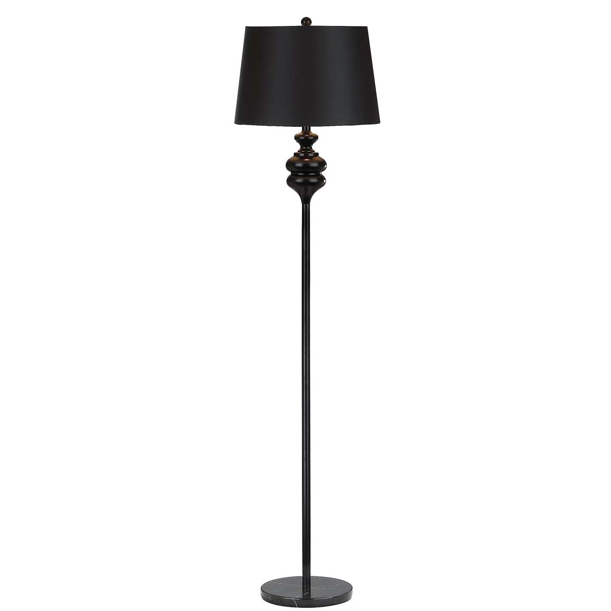 Safavieh Torc 67.5 Inch H Floor Lamp, LIT4471 - Black