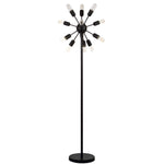 Safavieh Urban 12 Light 67.5 Inch H Retro Floor Lamp, LIT4474 - Black