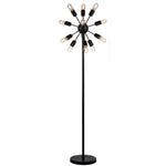 Safavieh Urban 12 Light 67.5 Inch H Retro Floor Lamp, LIT4474 - Black
