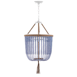 Safavieh Angie 3 Light 18" Dia Beaded Pendant, LIT4476