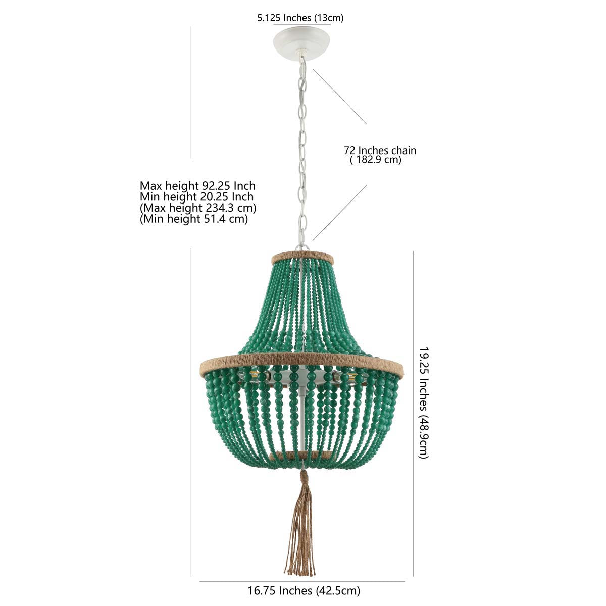Safavieh Glarien Floor Lamp, FLL4087 - Emerald