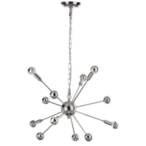 Safavieh Matrix Sputnik 6 Light Chrome 24.75 Inch Dia Pendant, LIT4494