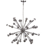 Safavieh Starburst Sputnik 20 Light Chrome 31 Inch Dia Pendant, LIT4495 - Chrome