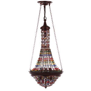 Safavieh Moroccan Gentle 15.25 Inch Dia Pendant Lamp, LIT4497