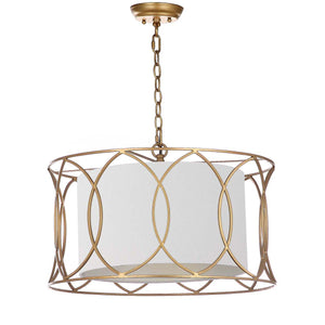 Safavieh Silas 21.5 Inch Dia Adjustable Pendant Lamp , LIT4520