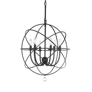 Safavieh Evie 22 Inch Dia Adjustable Chandelier , LIT4521