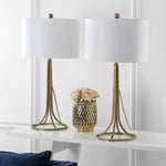Safavieh Mckenna 30 Inch H Table Lamp, LIT4527 - Antique Bronze (Set of 2)