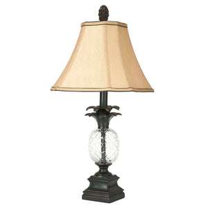 Safavieh Alanna 24 Inch H Glass Pineapple Lamp , LITS4003