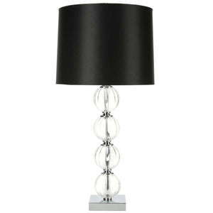 Safavieh Amanda 31 Inch H Crystal Glass Globe Lamp, LITS4006