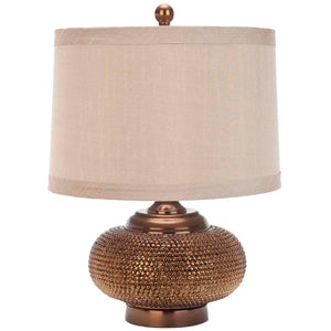 Safavieh Alexis 19 Inch H Gold Bead Lamp , LITS4016