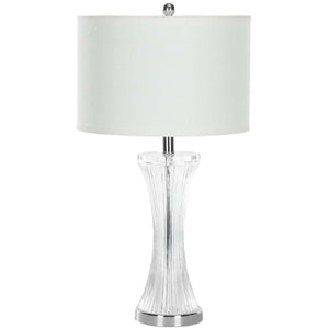 Safavieh Zelda 25 Inch H Glass Table Lamp , LITS4051