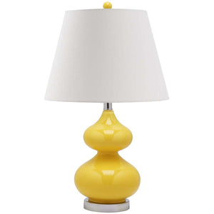 Safavieh Eva 24 Inch H Double Gourd Glass Lamp , LITS4086