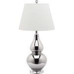 Safavieh Cybil 26 Inch H Double Gourd Lamp (Single) , LITS4088 - Silver
